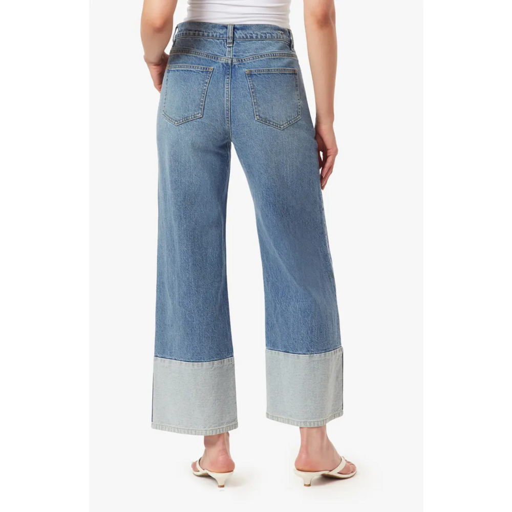 Habitual Ankle Cuff Wide Leg Jeans (Women) in Blue - Picture 9 of 9
